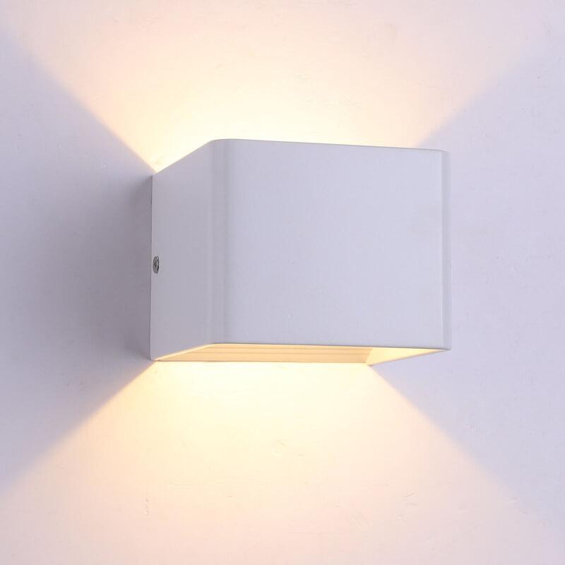 LuminSquare - Square Mini Wall Lamp made of Aluminum