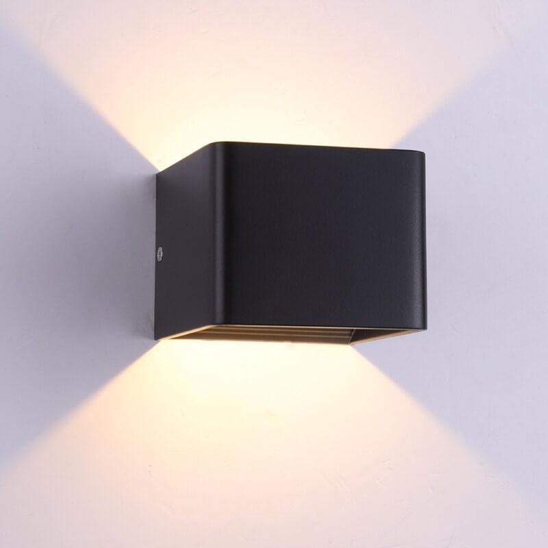 LuminSquare - Square Mini Wall Lamp made of Aluminum