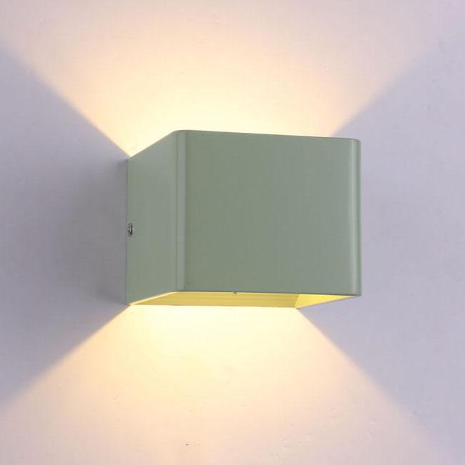 LuminSquare - Square Mini Wall Lamp made of Aluminum