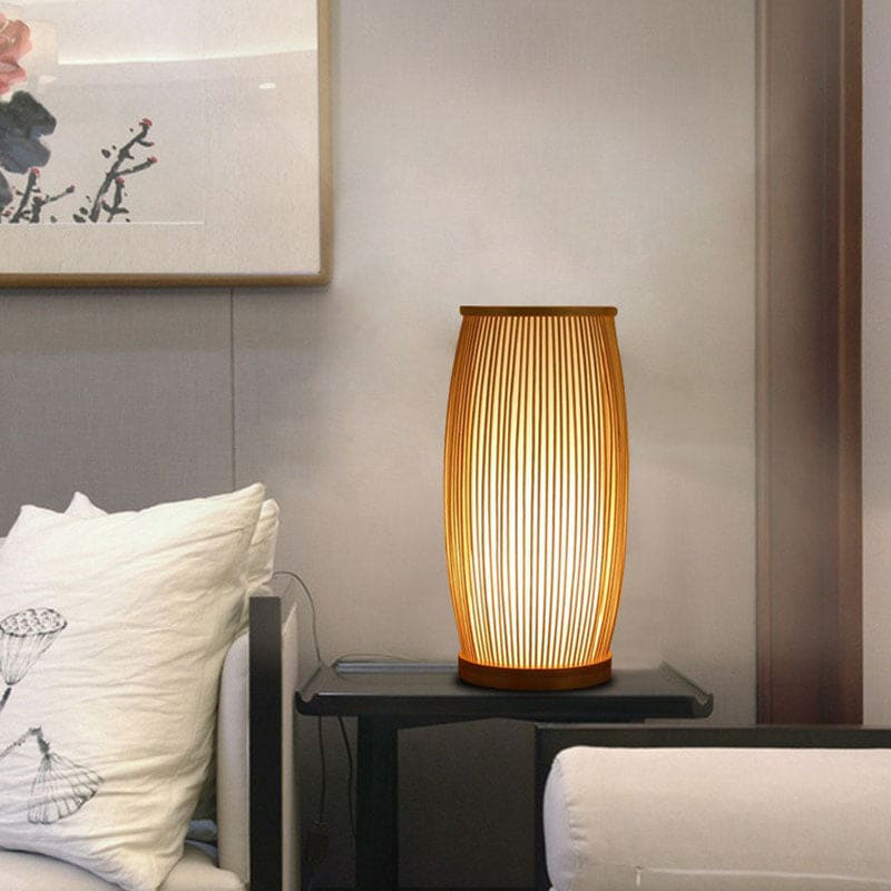 Bamboo Bright - Atmospheric Table Lamp made of Bamboo