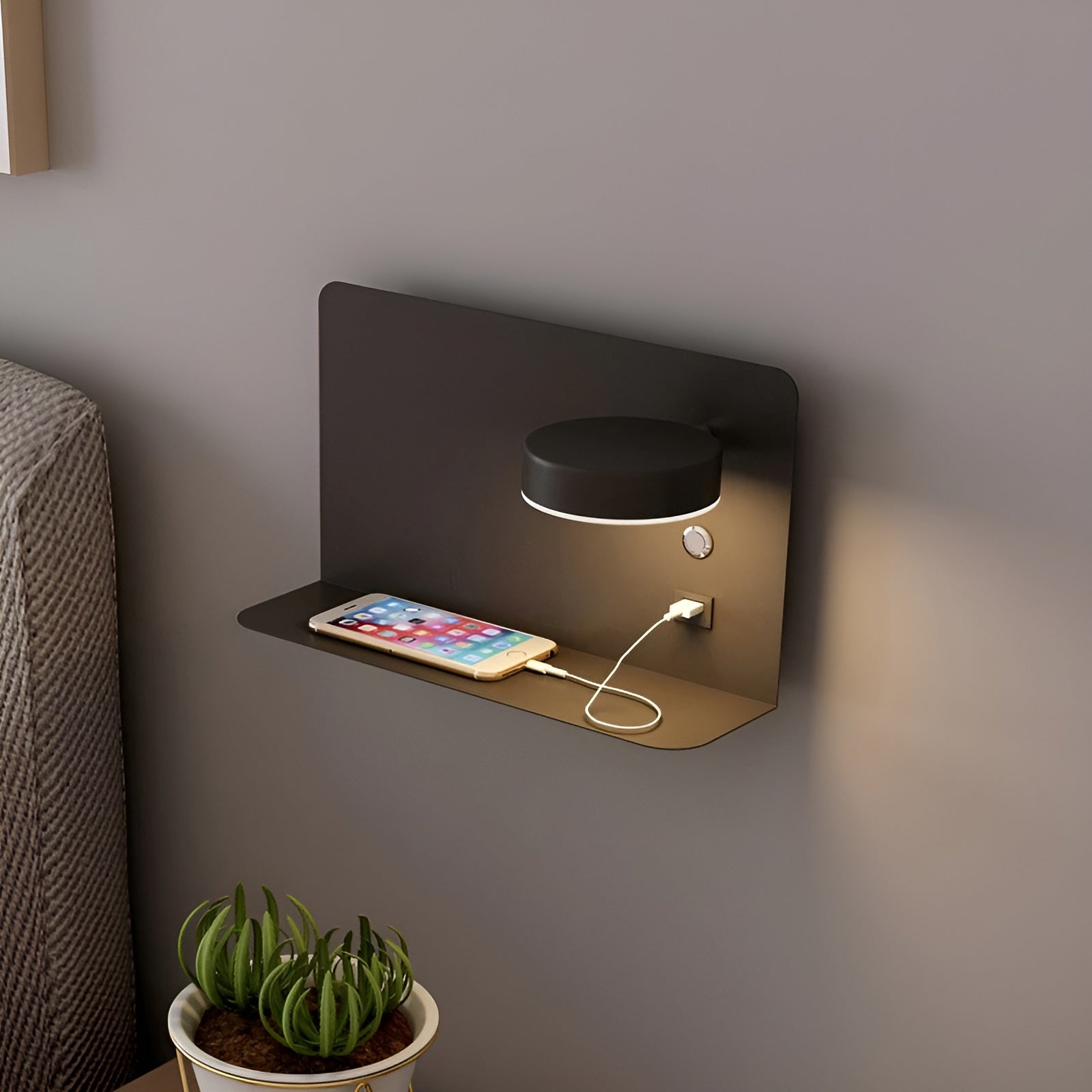 LumiCharge Wall Lamp – Rechargeable Elegance with USB-LED Lighting for a Luxurious Atmosphere